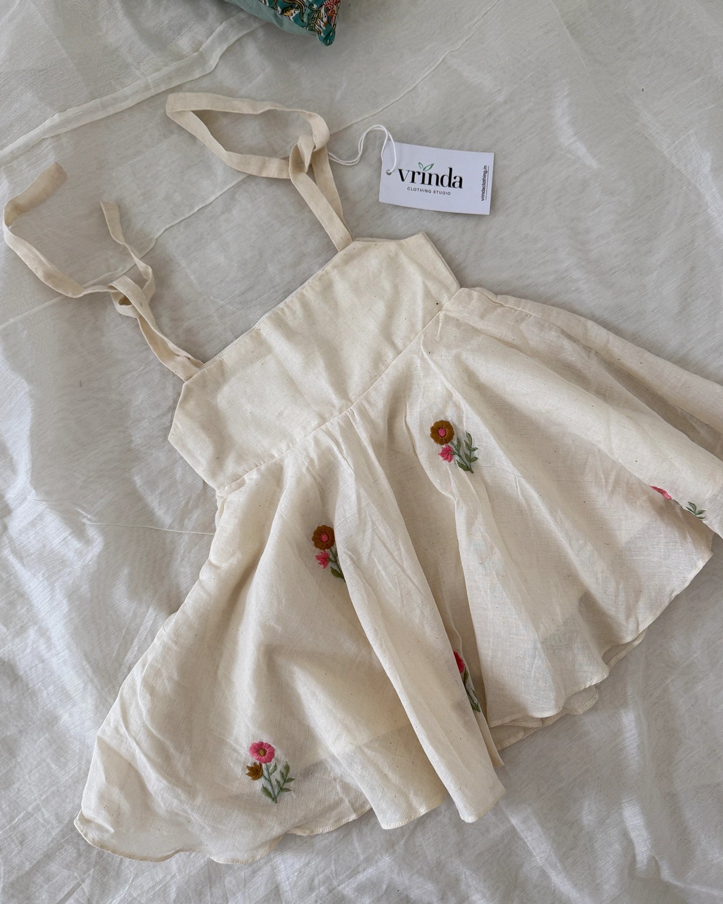 Vanilla Girl Embroidered Dress