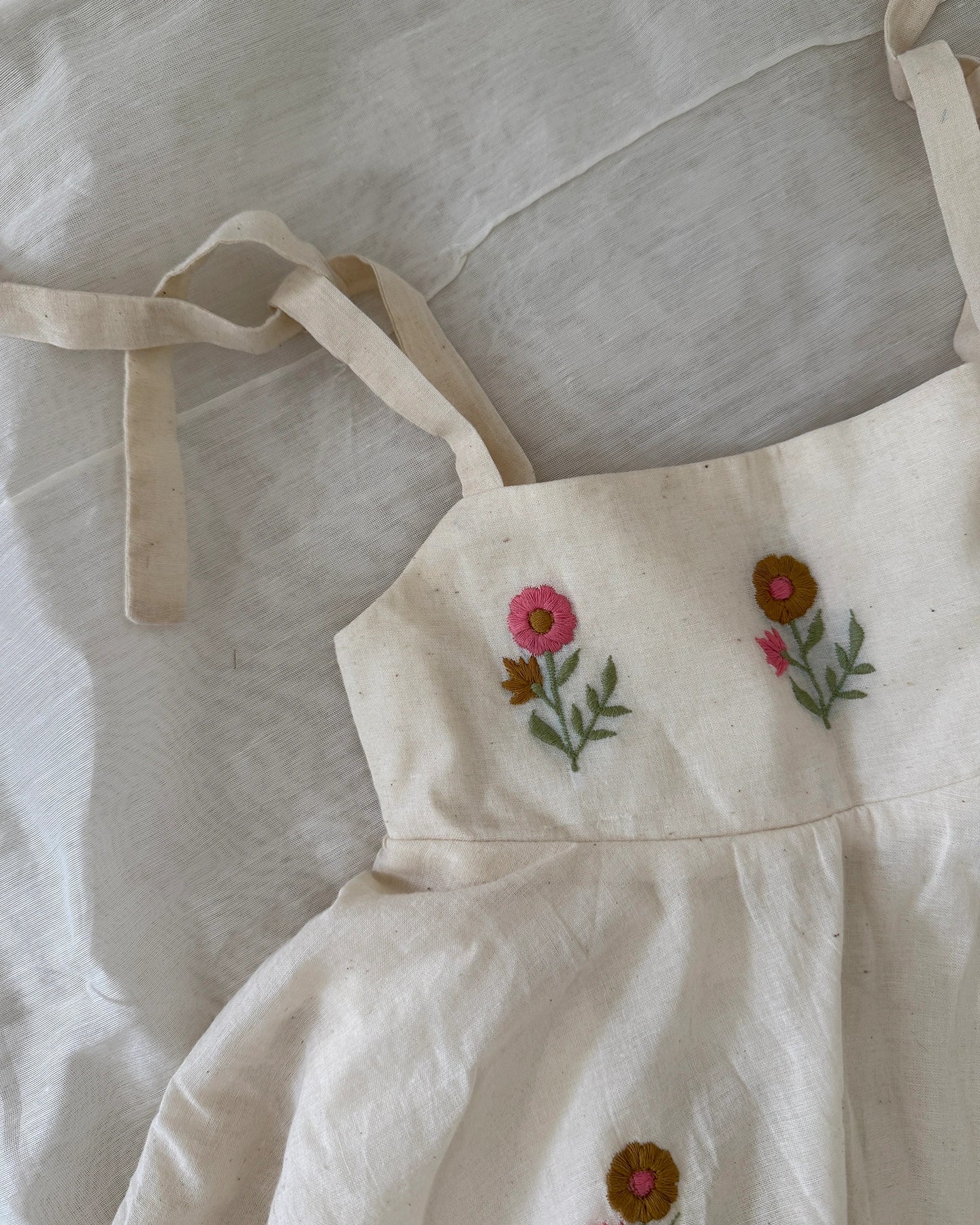 Vanilla Girl Embroidered Dress