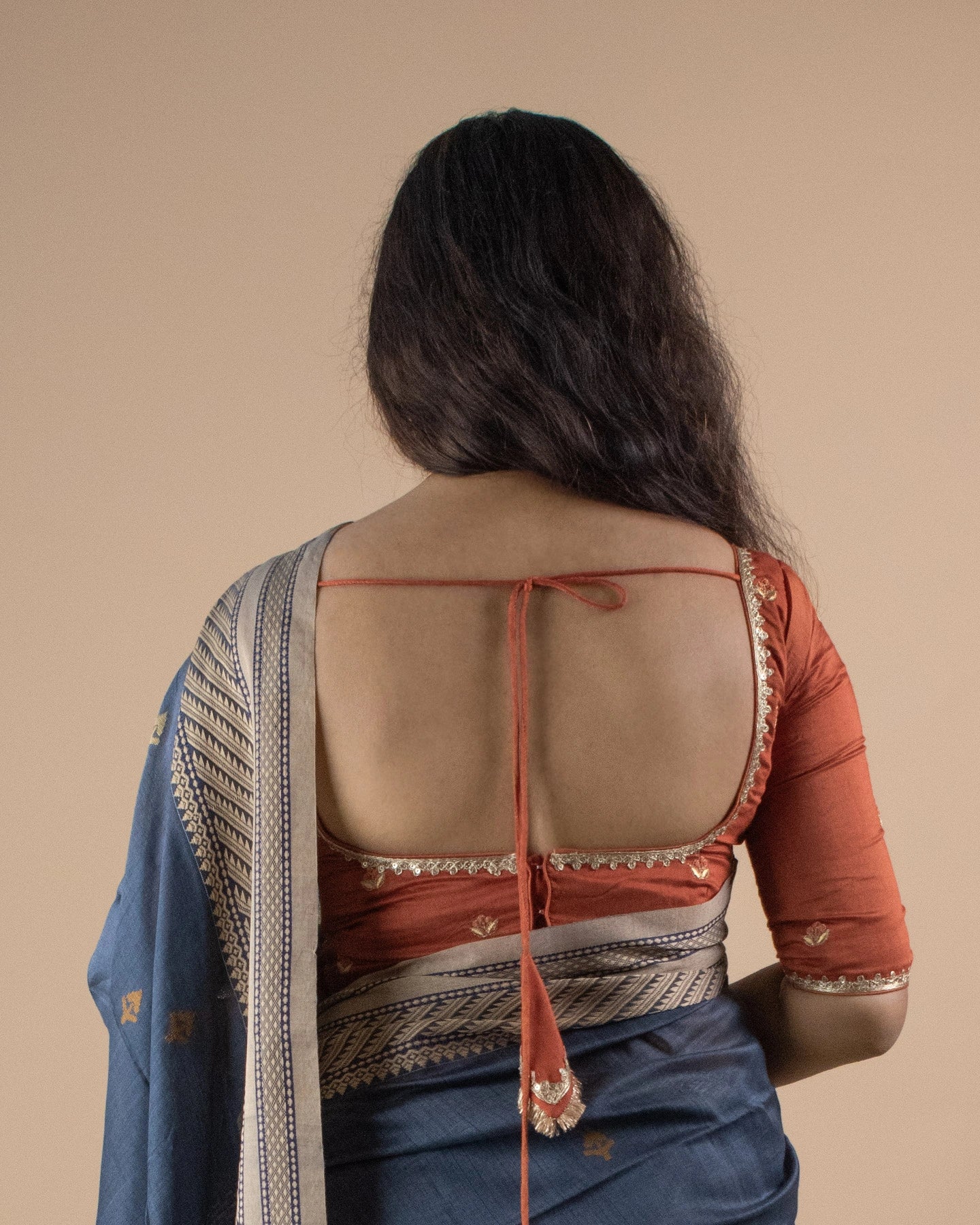 Vedangi Rust Blouse