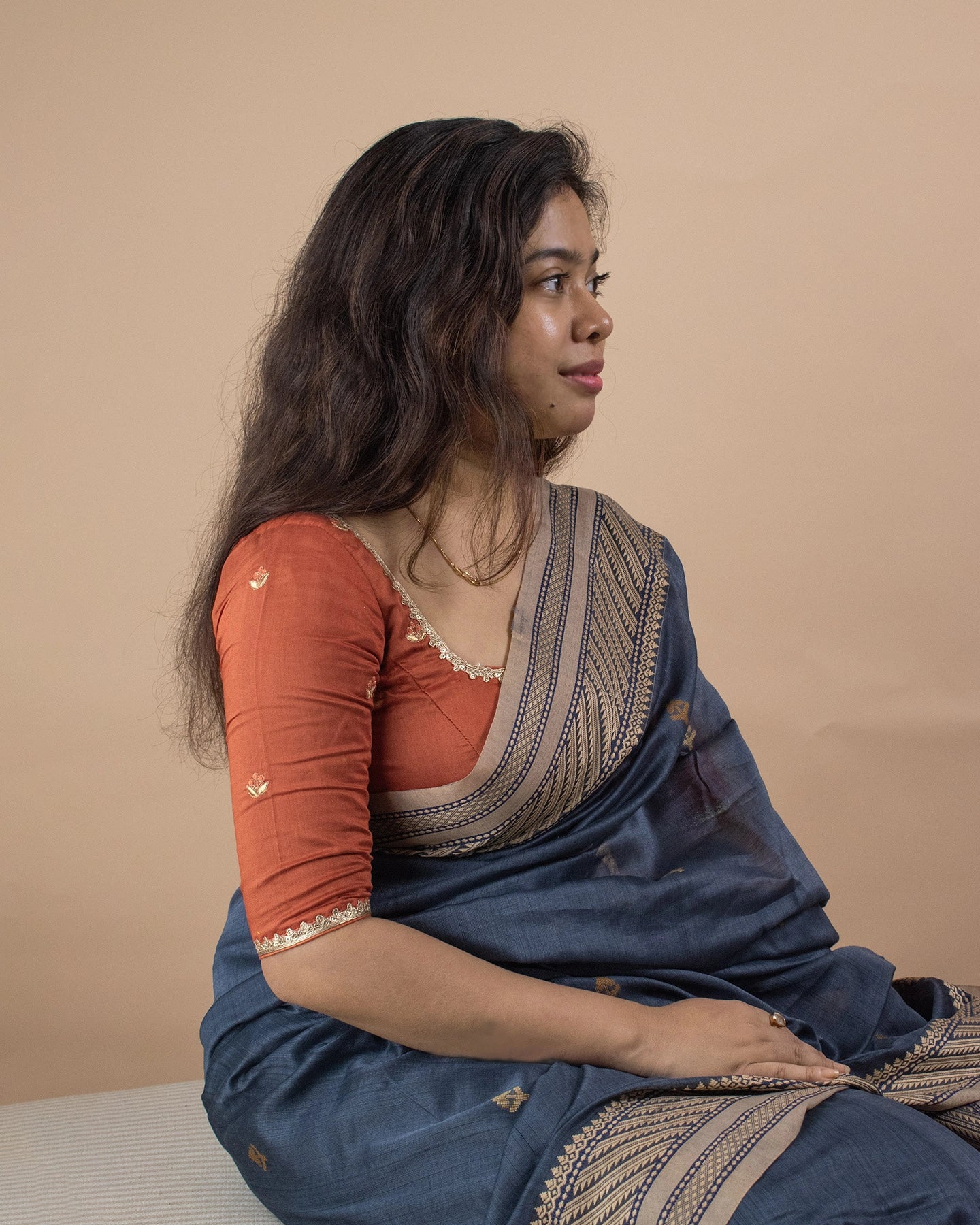 Vedangi Rust Blouse
