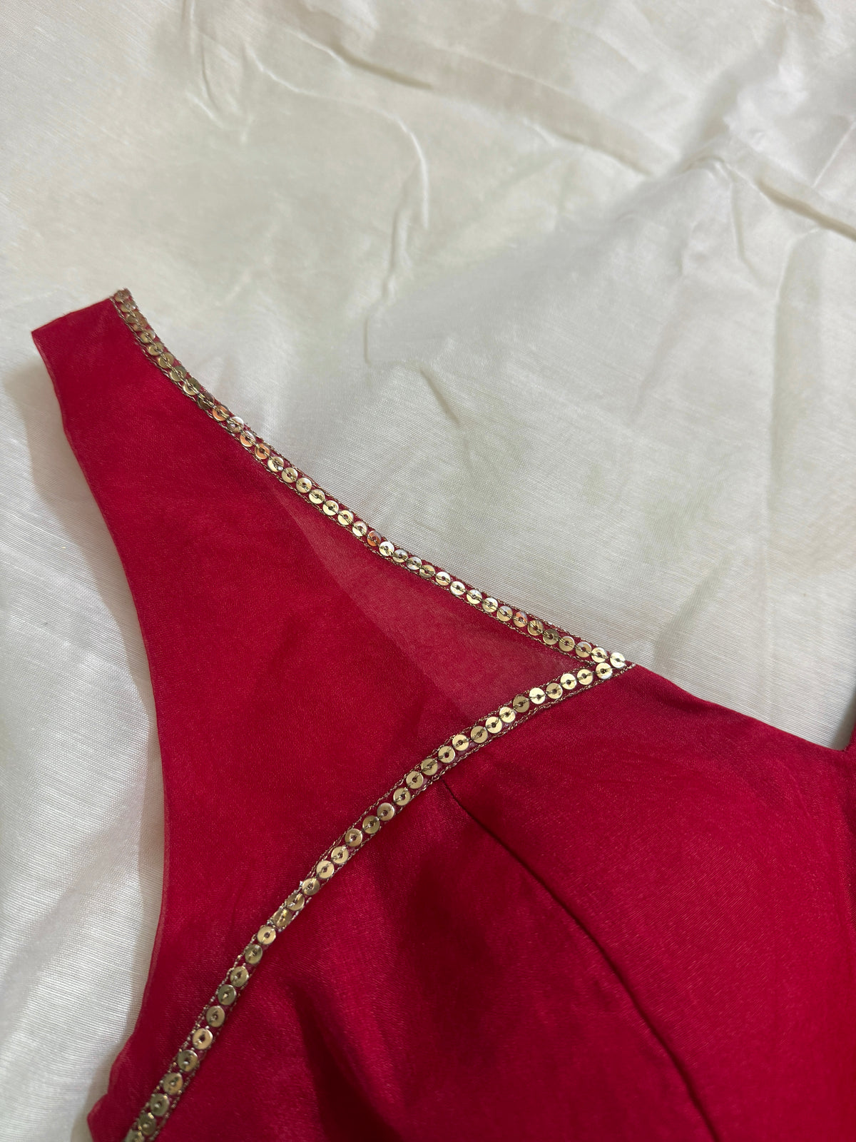 Tanuja Red Blouse