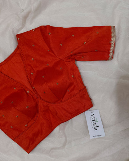 Star Orange Blouse