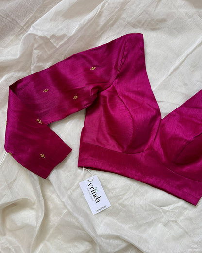 Zaari Magenta Blouse