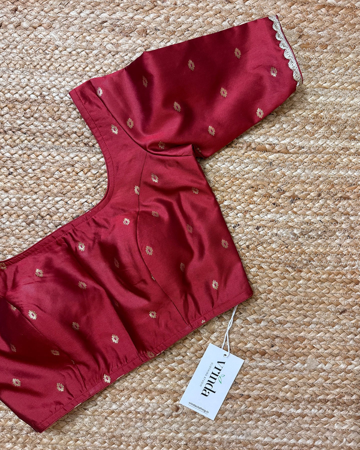 Navya Maroon Blouse