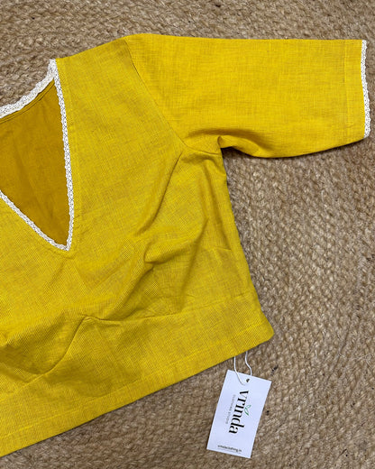 Tiny Mustard Stripes Blouse