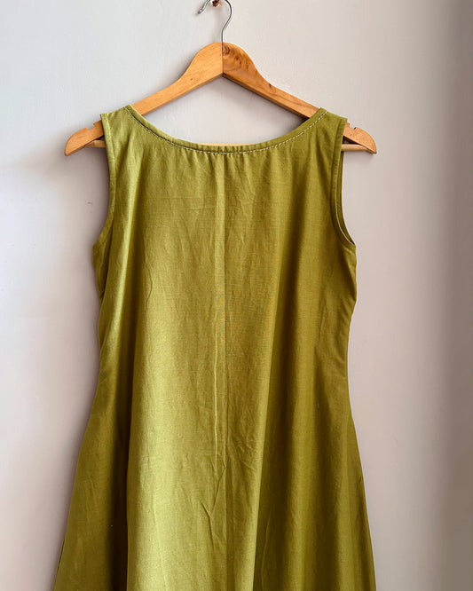 Olive Stitch Kurta