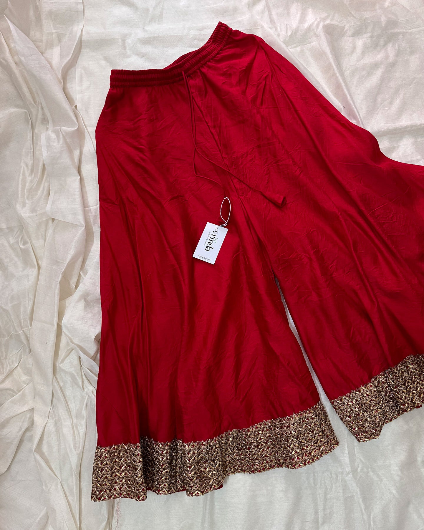 Sarah Flared Palazzo – Vrinda Clothing