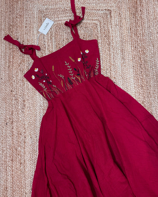 Rose Petals Maxi Dress