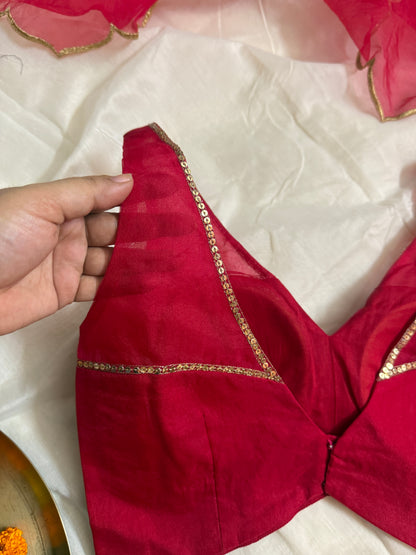 Tanuja Red Blouse