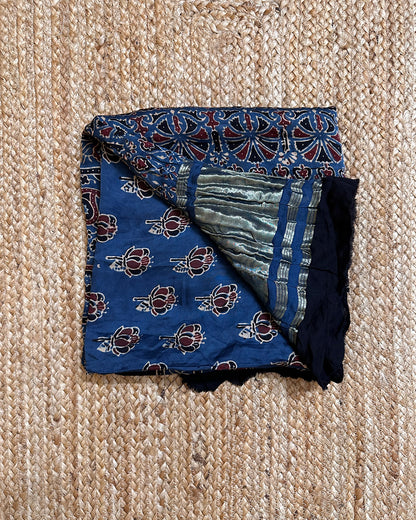 Modal Silk Hand Block Printed Dupatta