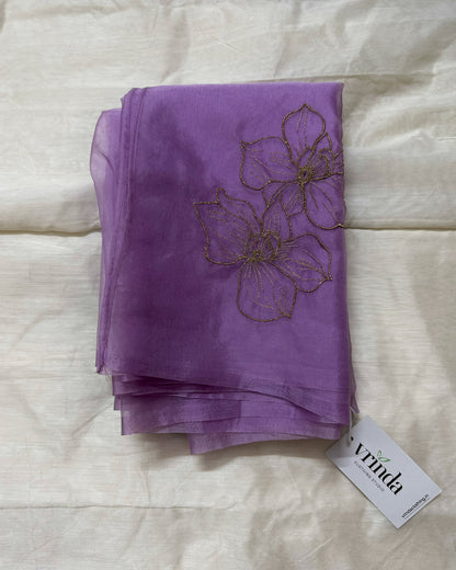 Tulip Lilac Saree