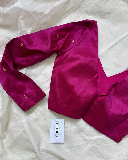 Zaari Magenta Blouse