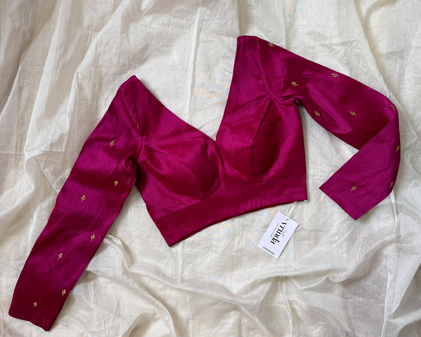 Zaari Magenta Blouse