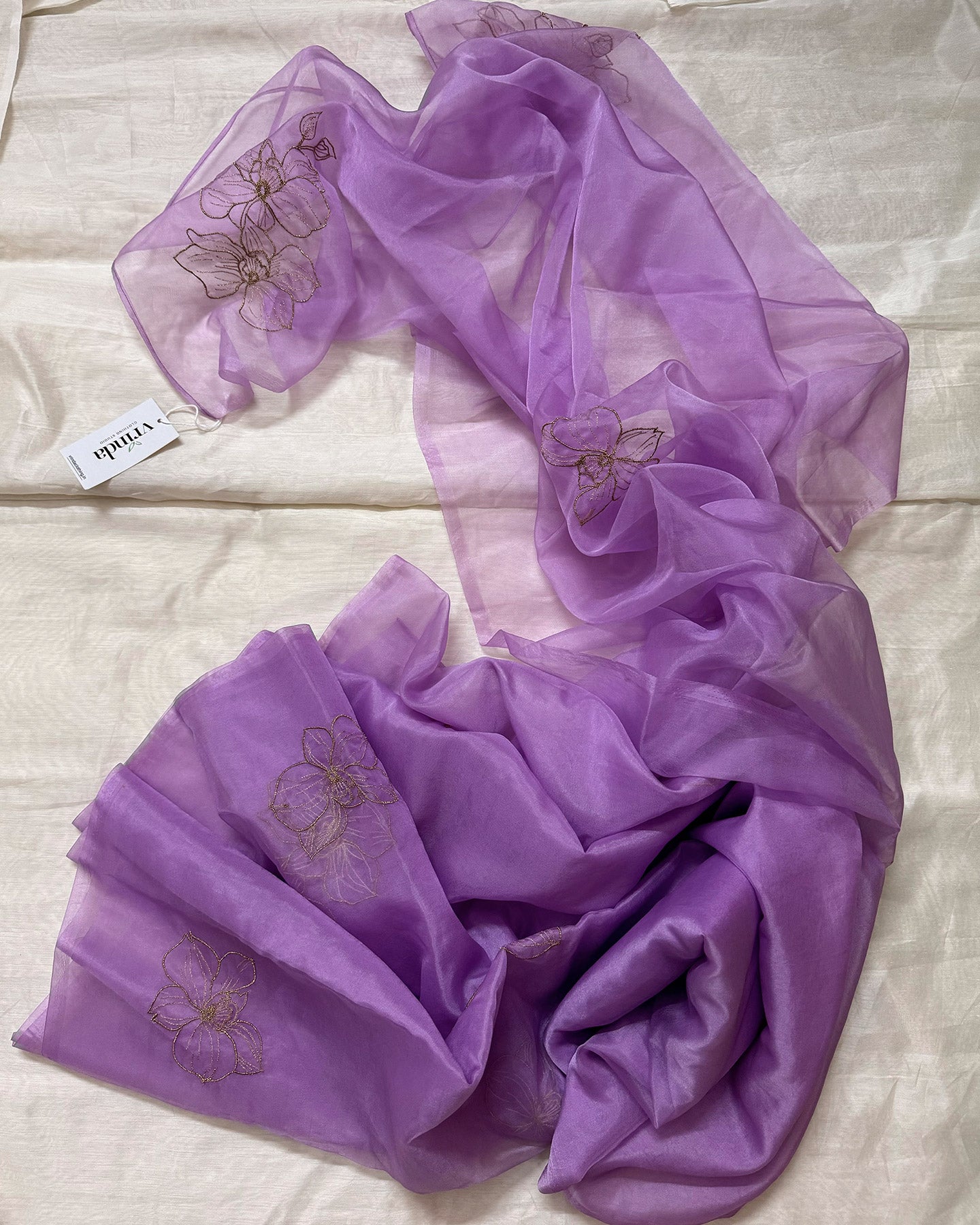 Tulip Lilac Saree