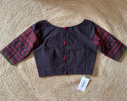 Black Checks Blouse