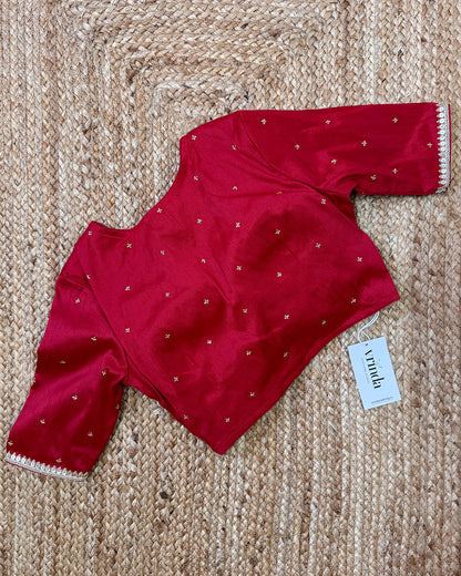 Star Red Blouse