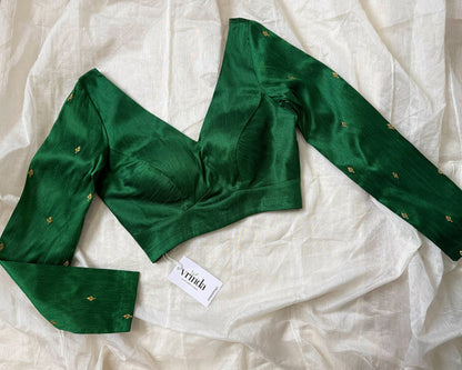 Zaari Emerald Blouse