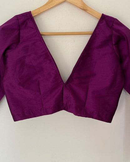 Dapperly Purple Blouse RTS