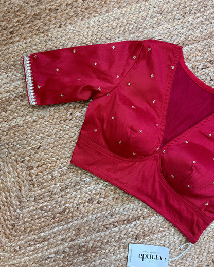 Star Red Blouse