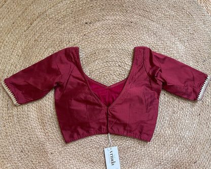 Maroon Shine Blouse