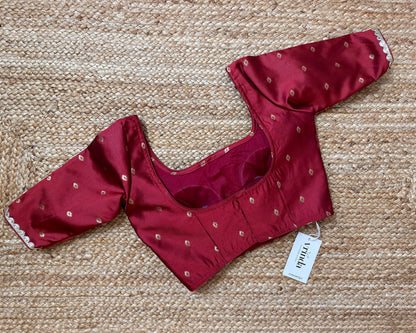 Navya Maroon Blouse