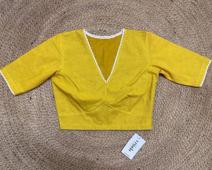 Tiny Mustard Stripes Blouse