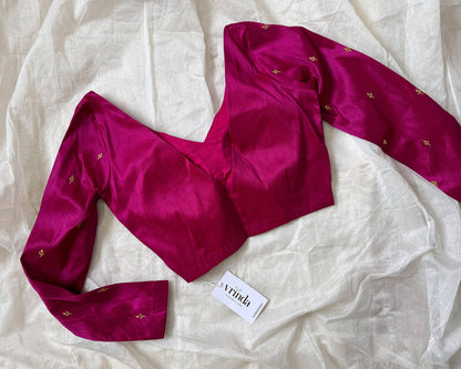 Zaari Magenta Blouse