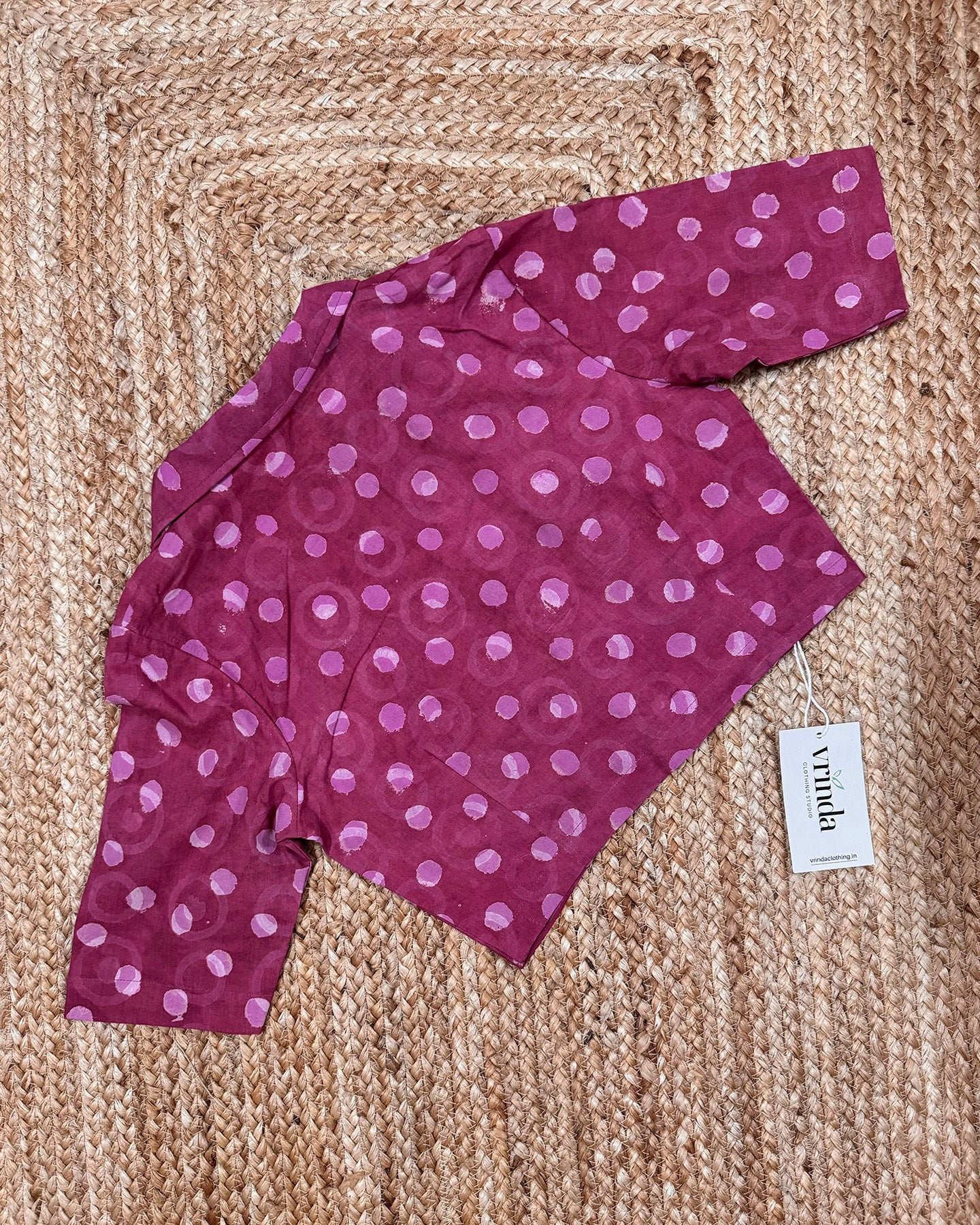 Pink Polka Blouse