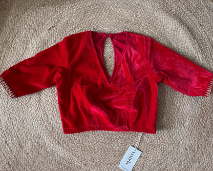 Rajkumari Red Blouse