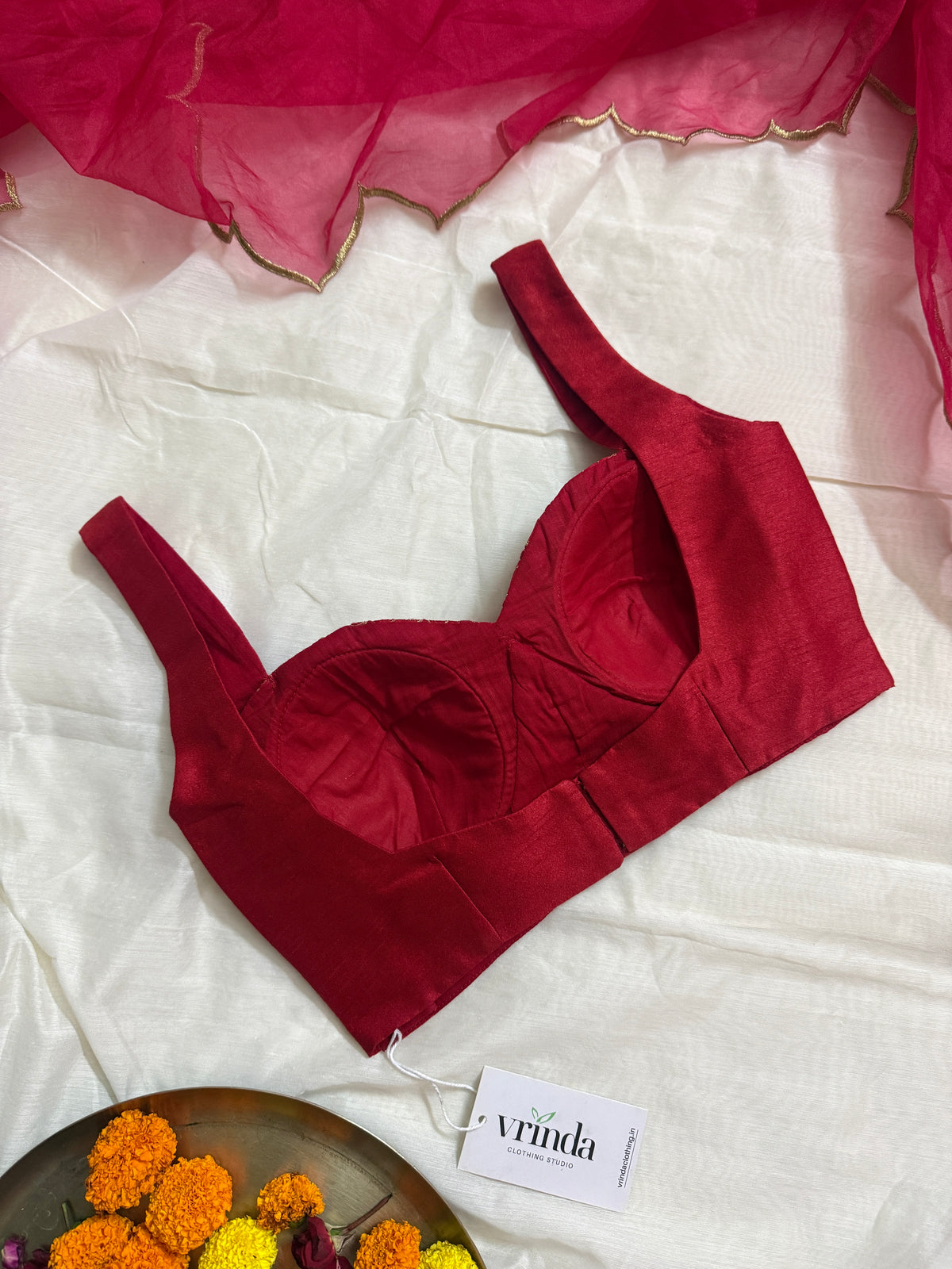 Avira Red Blouse