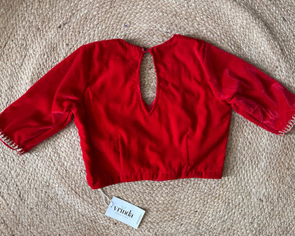 Rajkumari Red Blouse