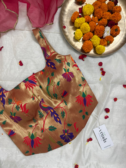 Laal paithani Corset
