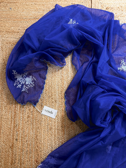 Blue Gracia Saree