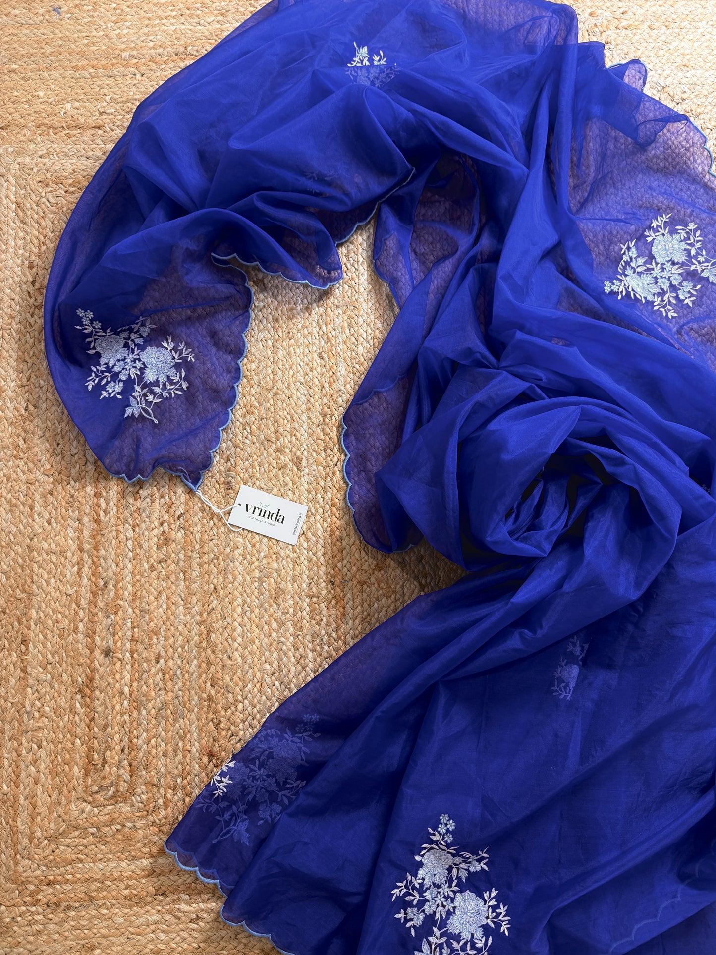Blue Gracia Saree