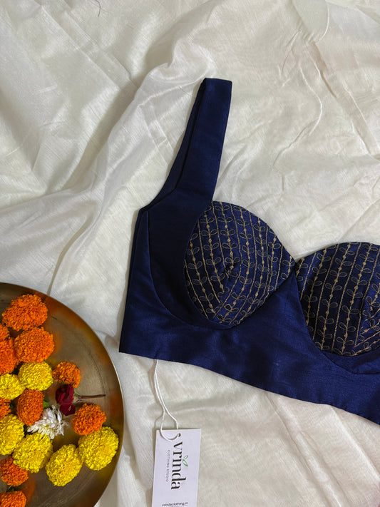 Avira Blue Blouse