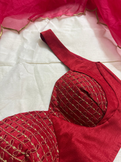 Avira Red Blouse