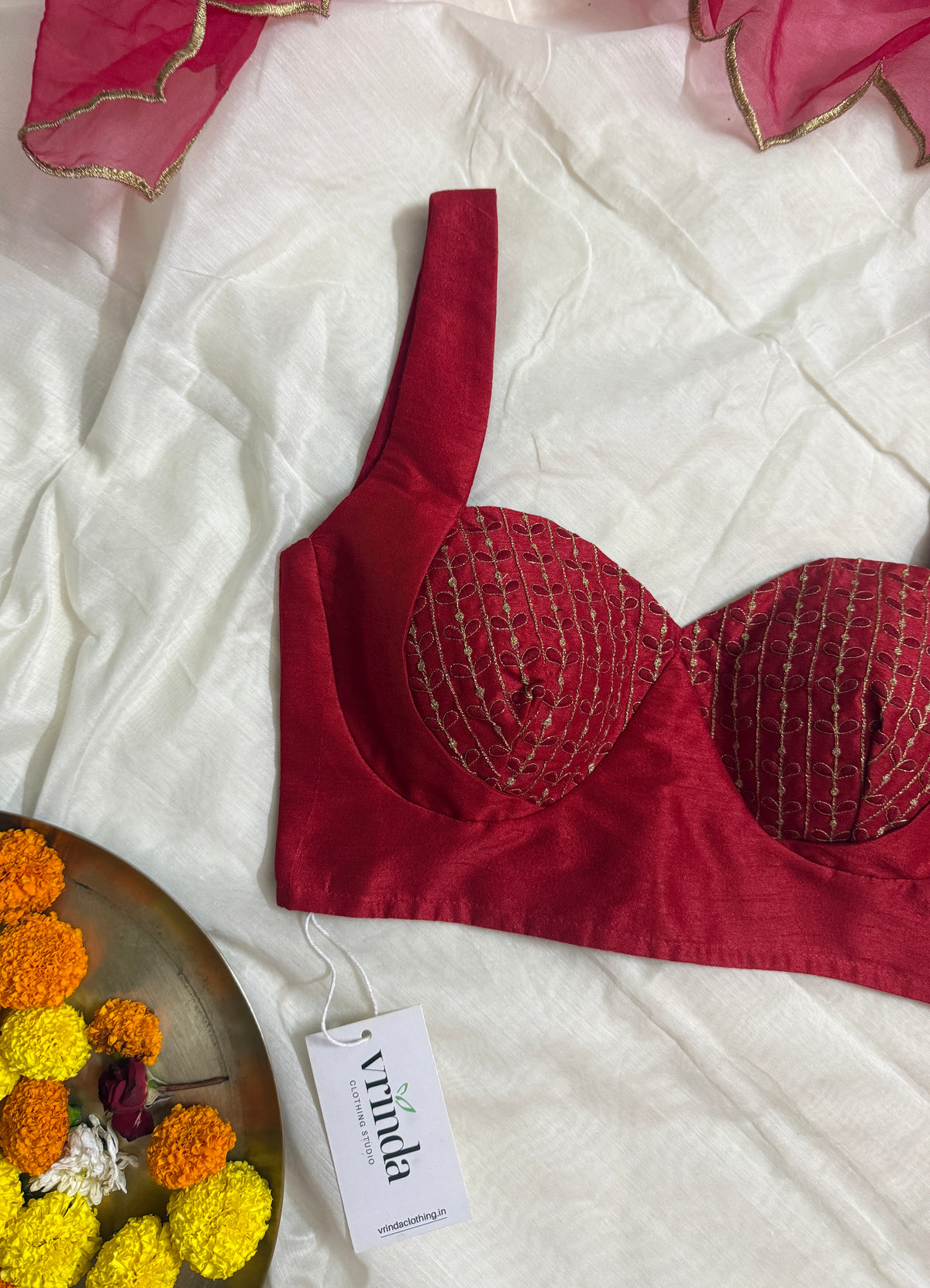 Avira Red Blouse