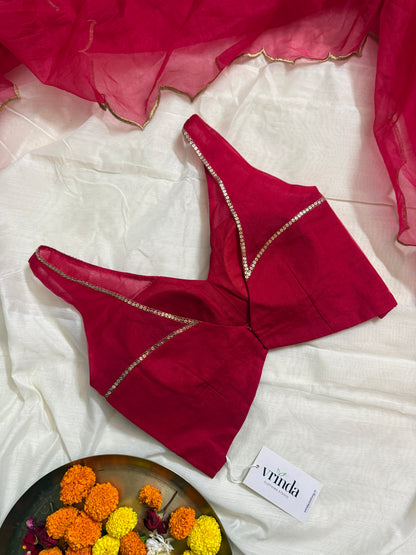 Tanuja Red Blouse