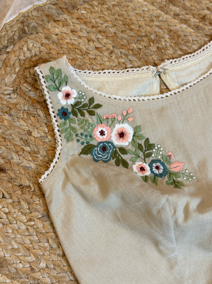 Country fields beige Blouse