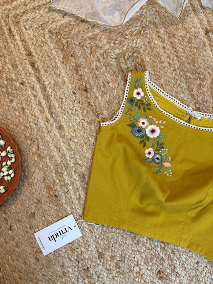 Country fields mustard Blouse