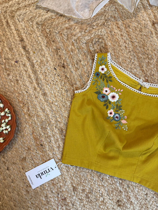 Country fields mustard Blouse