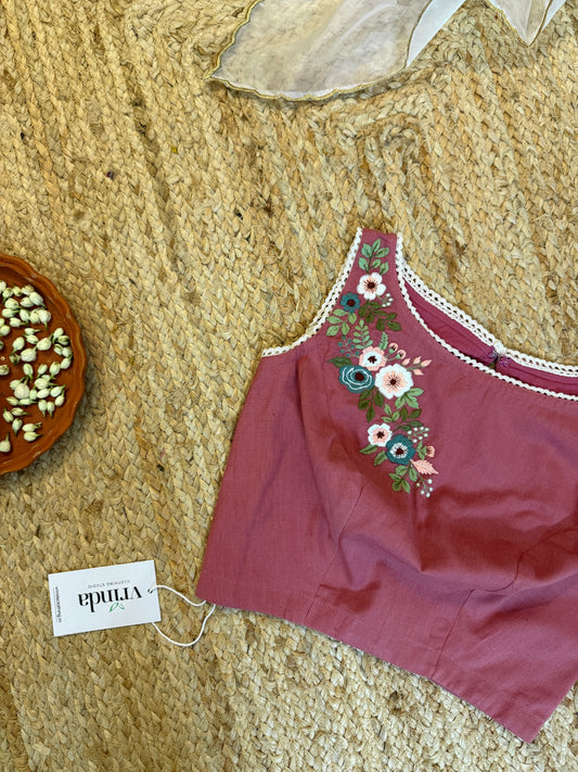 Country fields nude pink Blouse