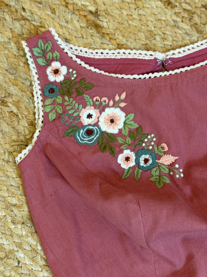 Country fields nude pink Blouse