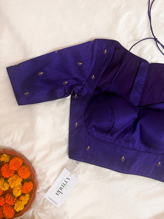 Panash ink blue Blouse