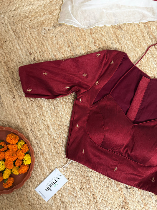 Panash maroon Blouse