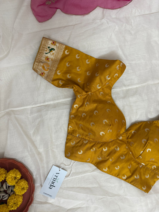 Paithani mustard Blouse