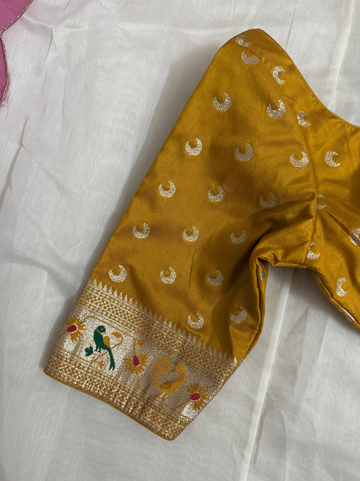 Paithani mustard Blouse
