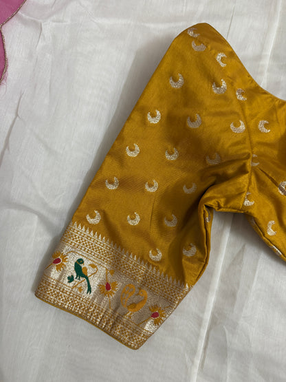 Paithani mustard Blouse