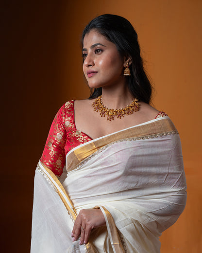 Taavi Predraped Saree