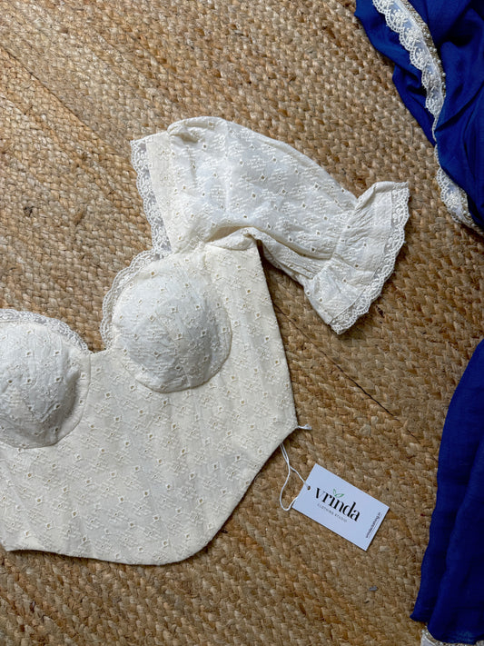 Elsie’s embroidered Corset Blouse
